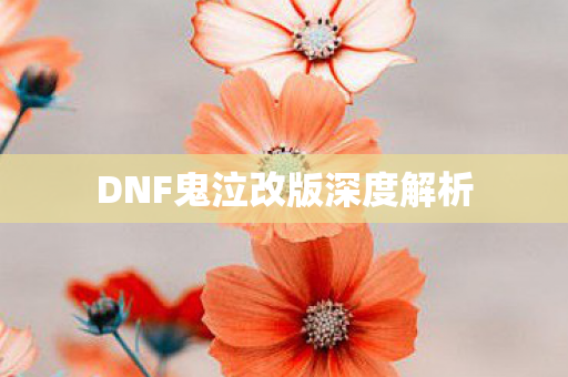 DNF鬼泣改版深度解析 DNF鬼泣改版深度解析