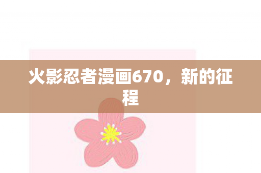 火影忍者漫画670图片