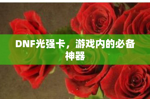 游戏内的必备神器图片