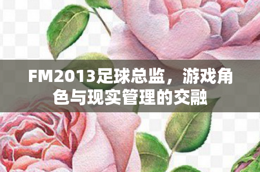 游戏角色与现实管理的交融图片