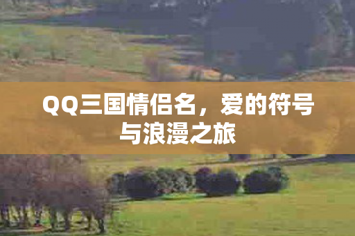 QQ三国情侣名，爱的符号与浪漫之旅