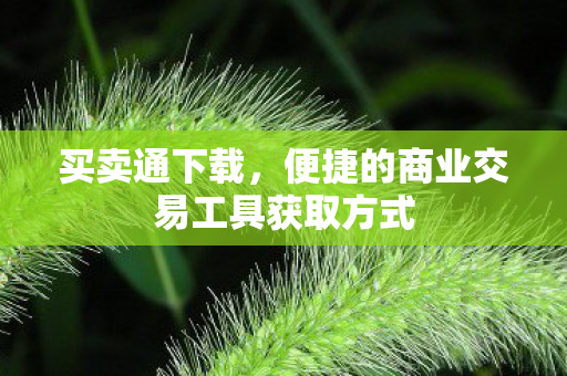 便捷的商业交易工具获取方式图片