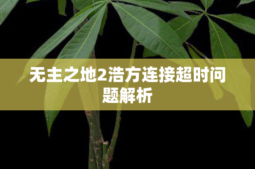 无主之地2浩方连接超时问题解析图片