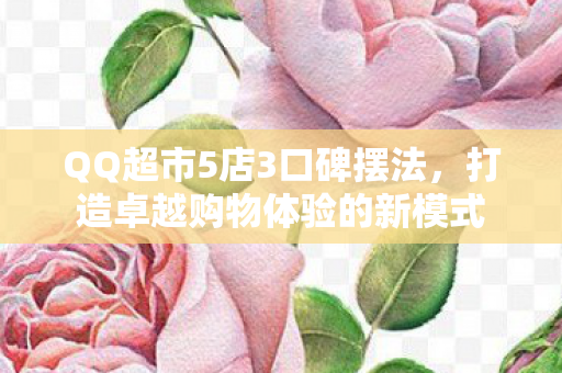 打造卓越购物体验的新模式图片