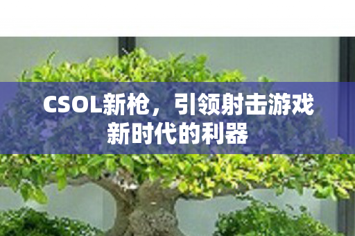 引领射击游戏新时代的利器图片