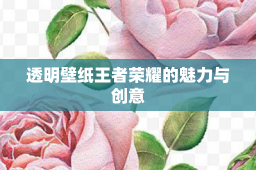 透明壁纸王者荣耀的魅力与创意图片