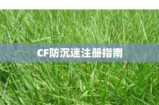 CF防沉迷注册指南图片