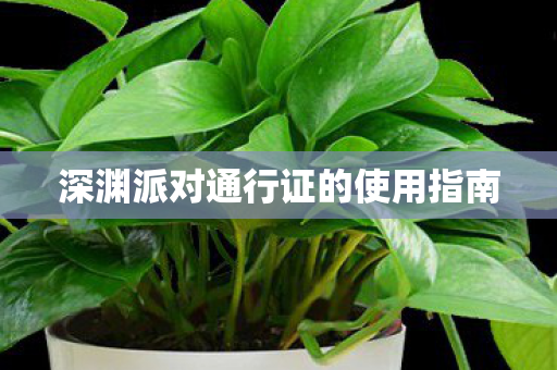 深渊派对通行证的使用指南图片