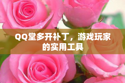 游戏玩家的实用工具图片