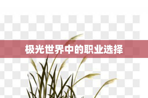 极光世界中的职业选择图片