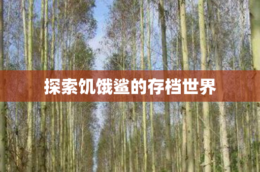 探索饥饿鲨的存档世界图片