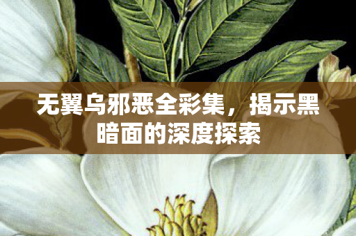 揭示黑暗面的深度探索图片