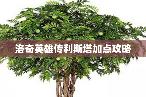 洛奇英雄传利斯塔加点攻略图片