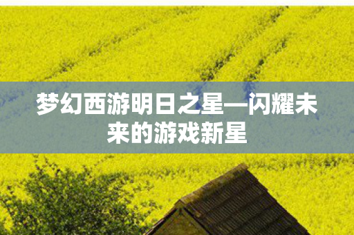 闪耀未来的游戏新星图片