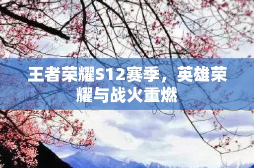 王者荣耀S12赛季图片