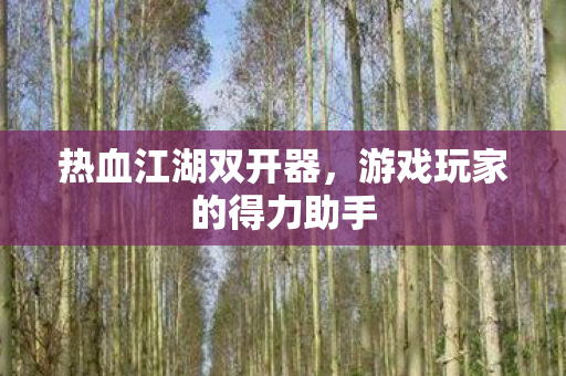 游戏玩家的得力助手图片