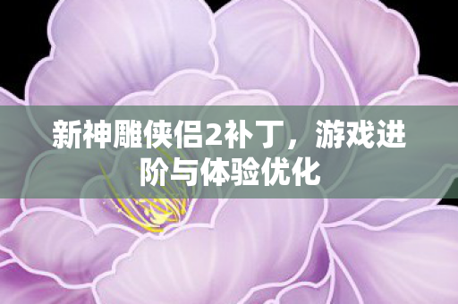 游戏进阶与体验优化图片
