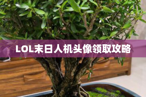 LOL末日人机头像领取攻略 LOL末日人机头像领取攻略