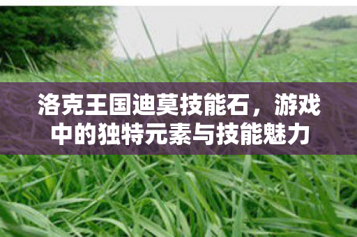 游戏中的独特元素与技能魅力图片