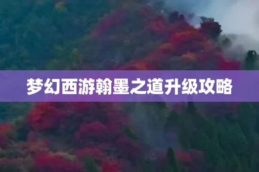 梦幻西游翰墨之道升级攻略图片
