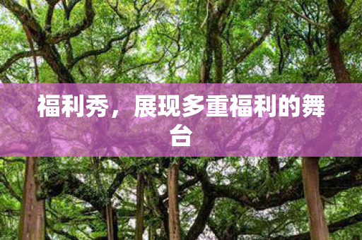 展现多重福利的舞台图片