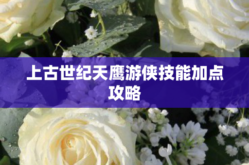上古世纪天鹰游侠技能加点攻略图片