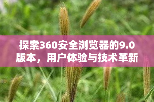 探索360安全浏览器的9图片
