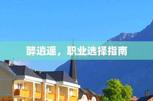 职业选择指南图片