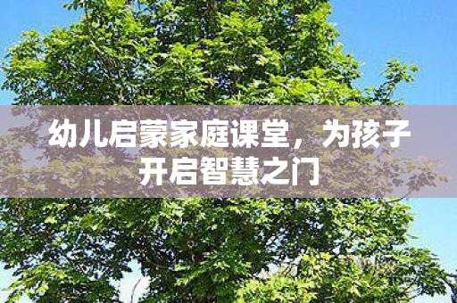 为孩子开启智慧之门图片