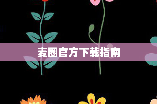 麦圈官方下载指南图片