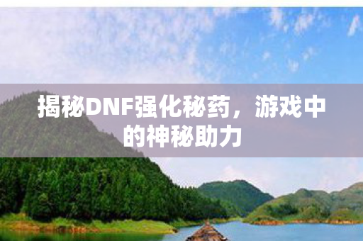 揭秘DNF强化秘药图片