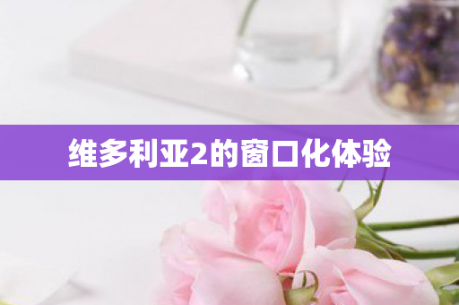 维多利亚2的窗口化体验图片