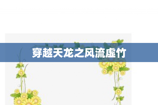 穿越天龙之风流虚竹图片
