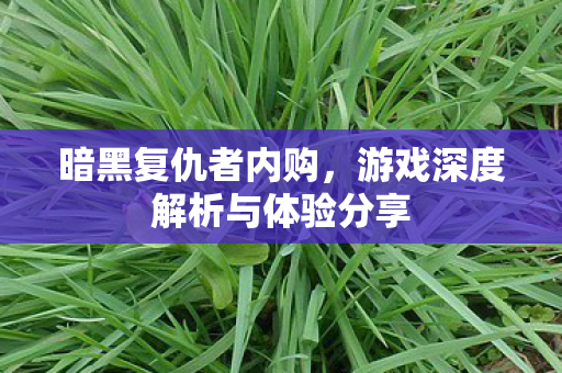 游戏深度解析与体验分享图片