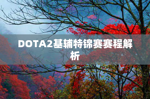DOTA2基辅特锦赛赛程解析图片