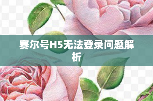 赛尔号H5无法登录问题解析图片