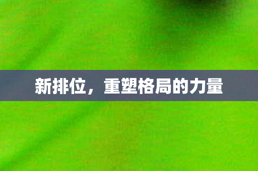重塑格局的力量图片