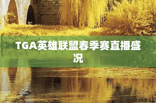 TGA英雄联盟春季赛直播盛况图片