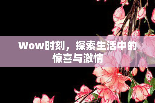 探索生活中的惊喜与激情图片