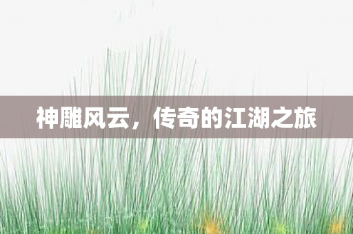 传奇的江湖之旅图片