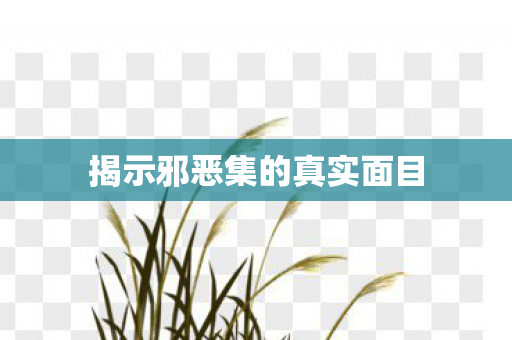 揭示邪恶集的真实面目图片