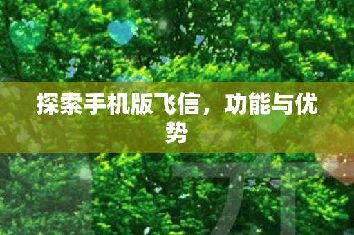 探索手机版飞信图片