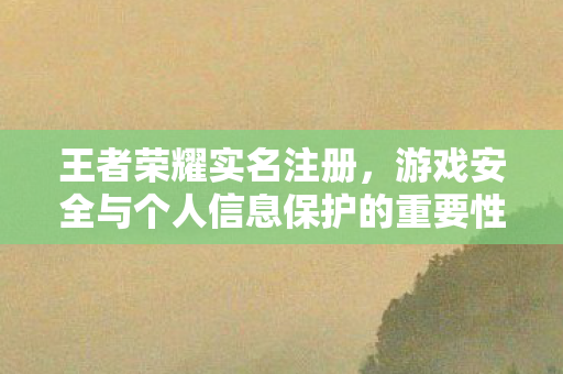 游戏安全与个人信息保护的重要性图片