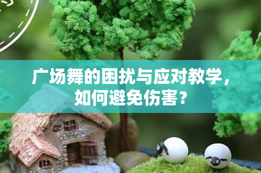 广场舞的困扰与应对教学图片