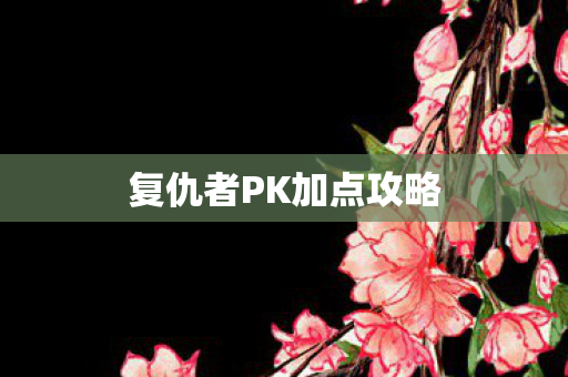 复仇者PK加点攻略图片