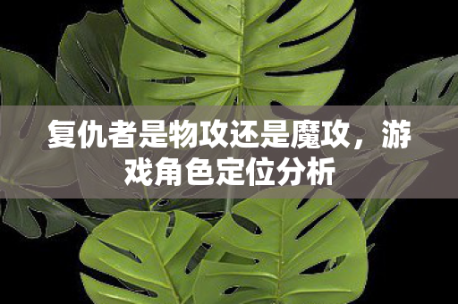 复仇者是物攻还是魔攻图片