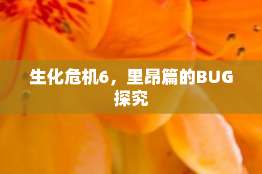 里昂篇的BUG探究图片