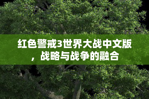 红色警戒3世界大战中文版图片