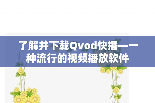 了解并下载Qvod快播图片