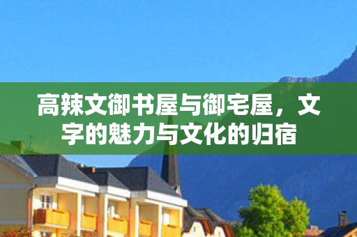 文字的魅力与文化的归宿图片